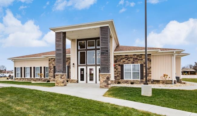 the exterior of a building